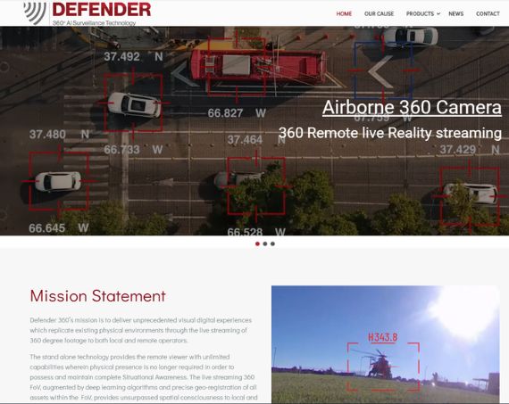 Κατασκευή σελίδας για την DEFENDER - XIT