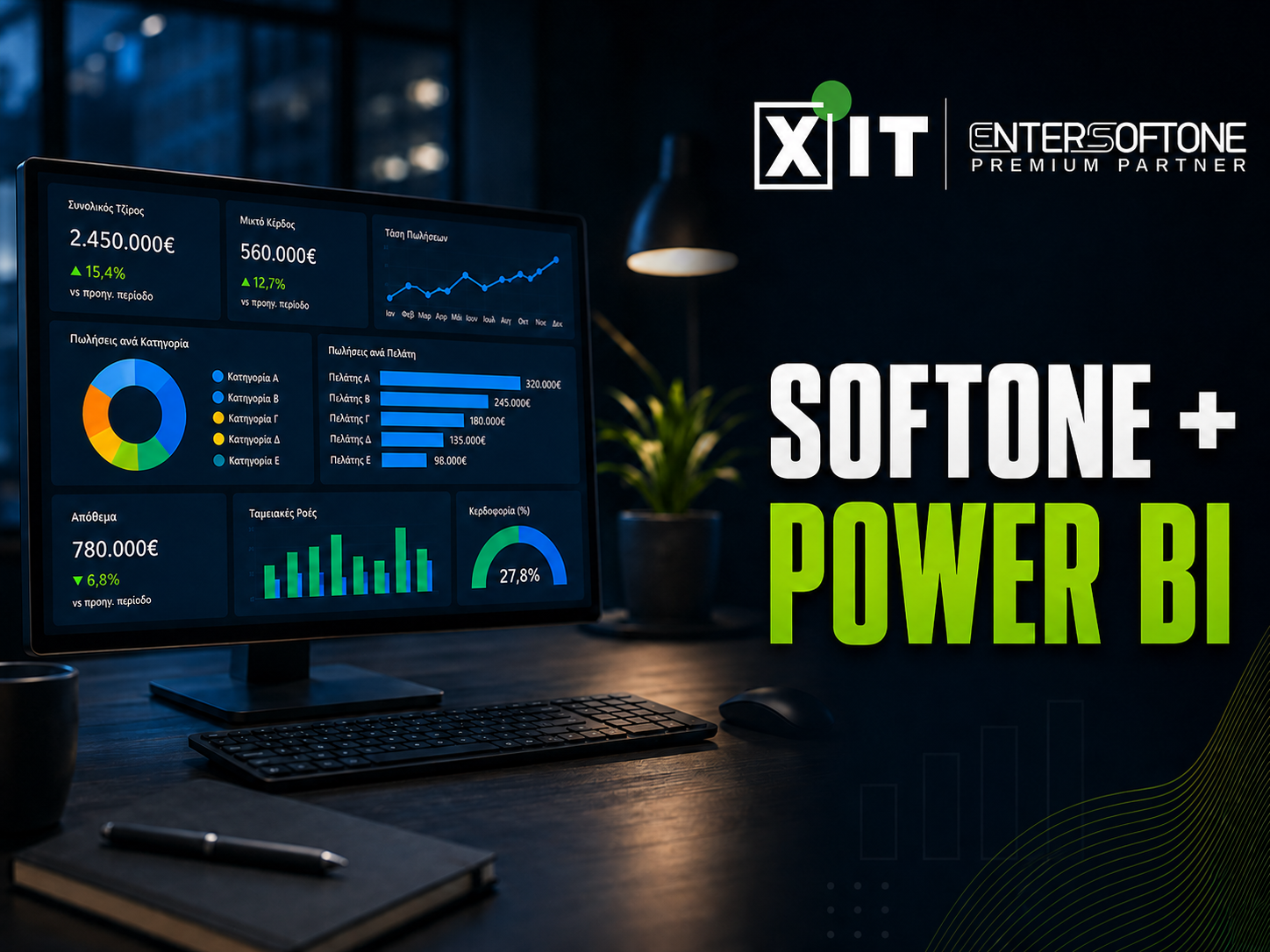 SoftOne + Power BI: 7 δείκτες που πρέπει να βλέπει κάθε επιχείρηση πριν πάρει αποφάσεις